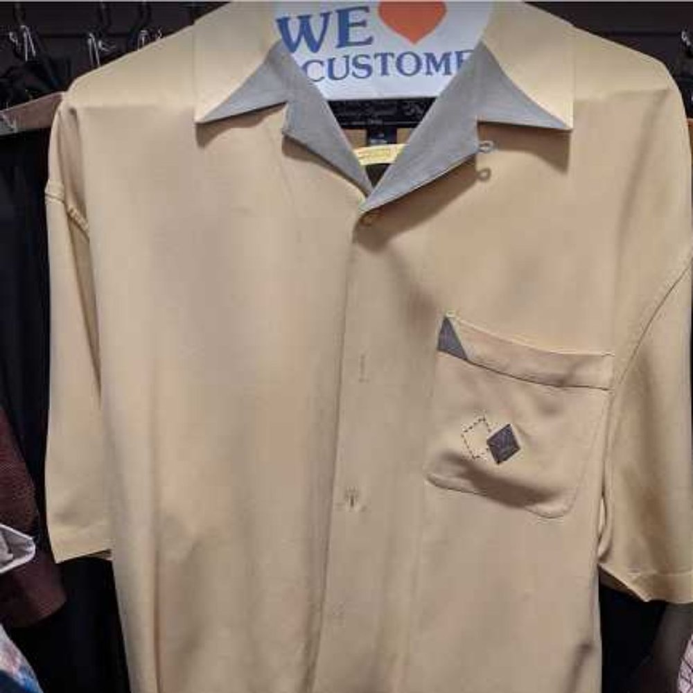 Nat Nast Men's Silk Shirt (Medium)